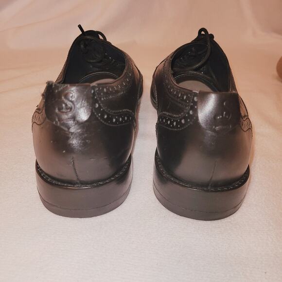 Oliver Sweeney Mens Harwood Black Wing Tip Leather Dress Shoes Size 12 main image 7